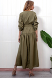 THE VENICE DRESS IN OLIVE