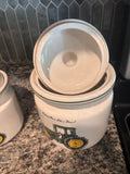 Set of 3 John Deere Canisters