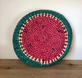 Vintage Woven Watermelon Basket