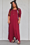 BLAZING BERRY MAXI DRESS