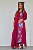 BLAZING BERRY MAXI DRESS