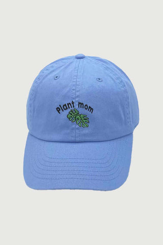 Plant Mom Hat- Blue
